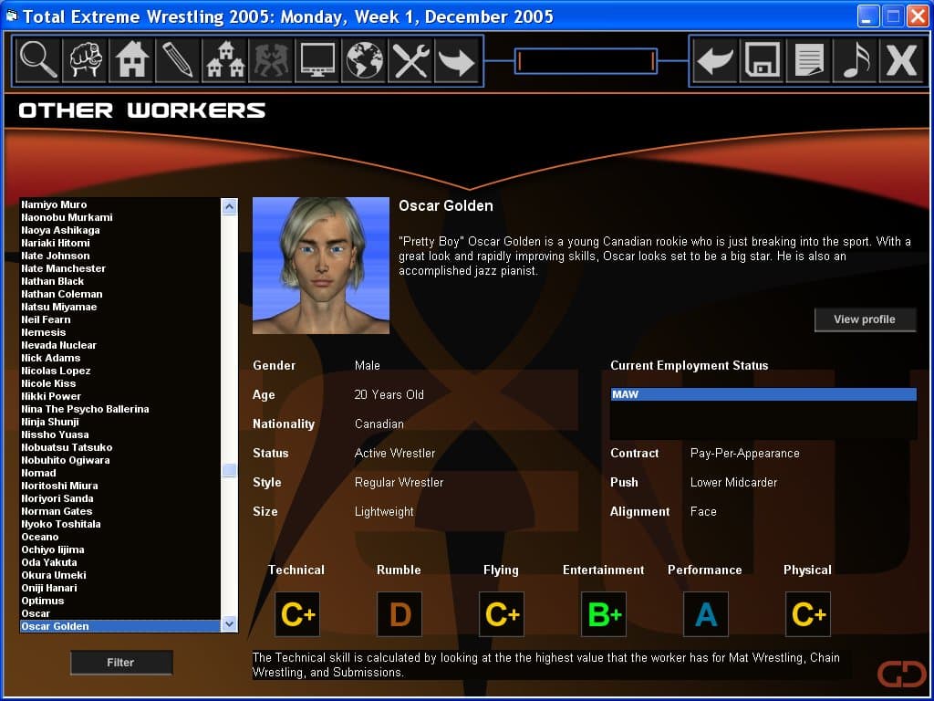 Total Extreme Wrestling 2005 screenshot 5