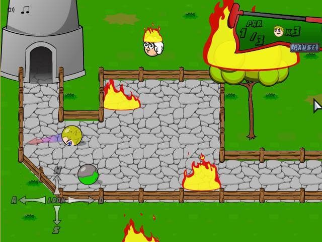 Super Dramatic Flash Minigolf RPG screenshot 2