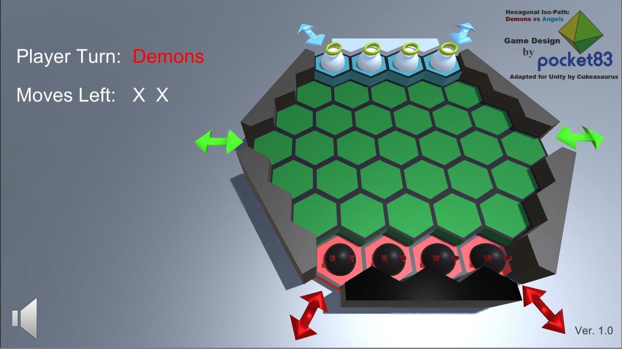 Hexagonal Iso-Path: Demons vs Angels