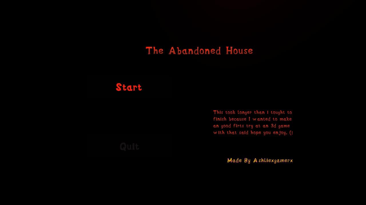 The Abandoned House screenshot 2