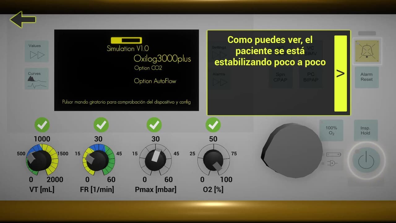 Oxylog 3000 Interactive Training screenshot 2
