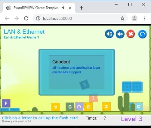 CramFLASH LAN & Ethernet Random Flashcard App