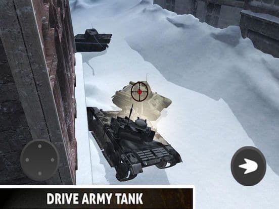Tanks Battle Snow: Steel Assau screenshot 3