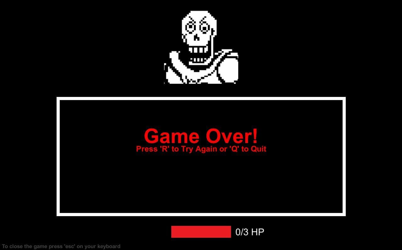 My very first little game (Inspired by Undertale) screenshot 3