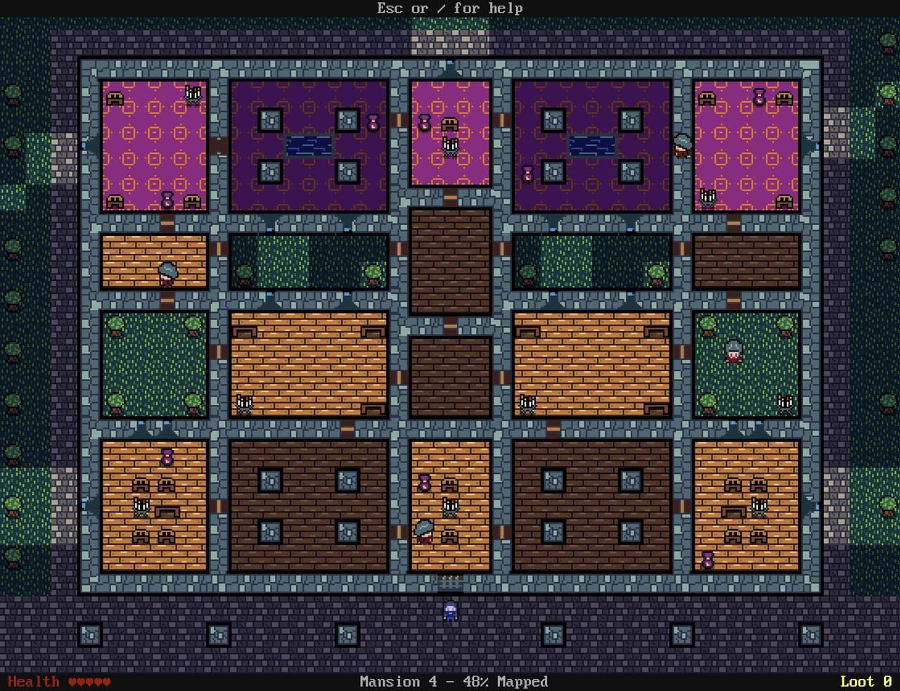Lurk, Leap, Loot (2023 7DRL)