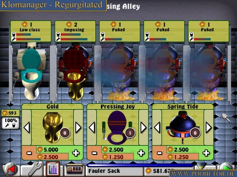 Klomanager - Regurgitated (itch) screenshot 2