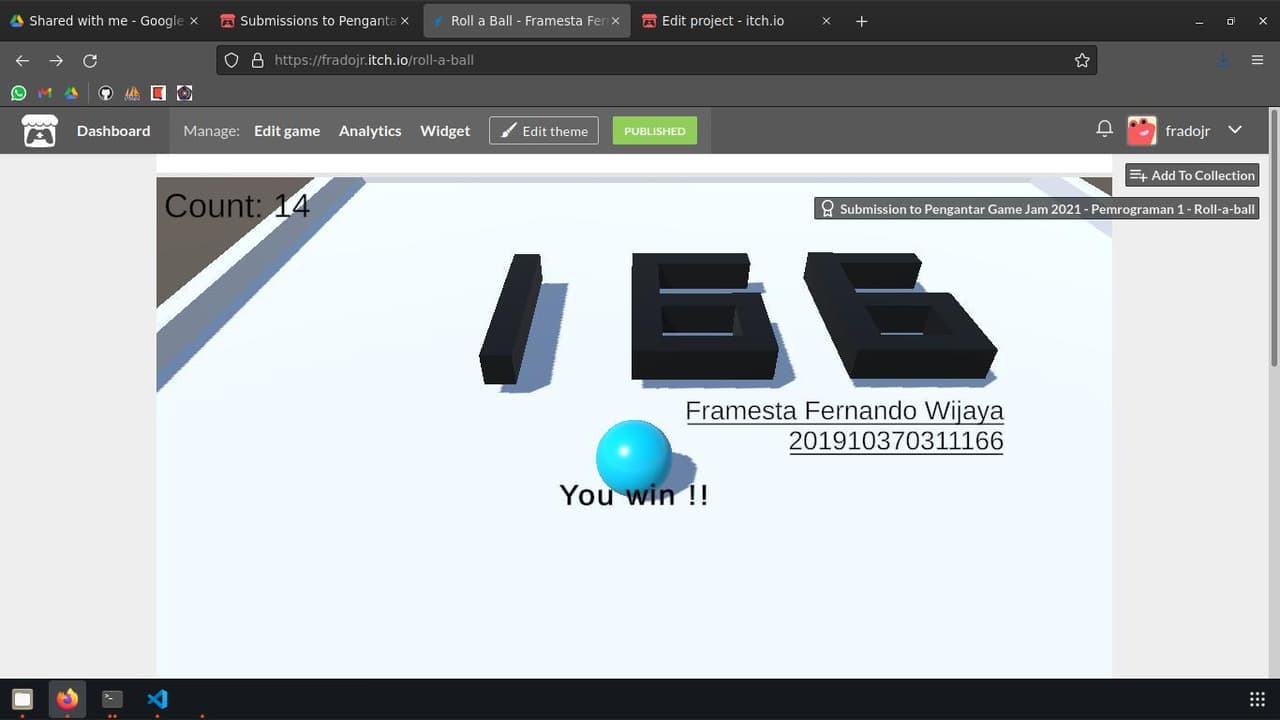 Roll a Ball - Framesta Fernando - 166 screenshot 3