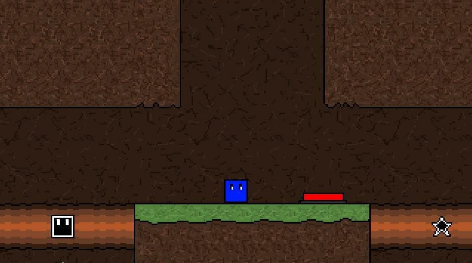 Blue Square and the Mystery Cave
