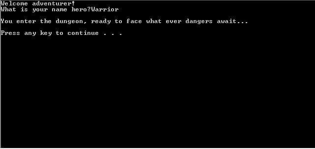 Super Extra Console Dungeon Game screenshot 3