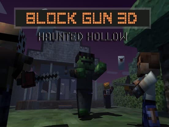 Block Gun 3D: Haunted Hollow screenshot 4