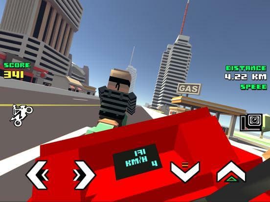 Blocky Moto Racing screenshot 3