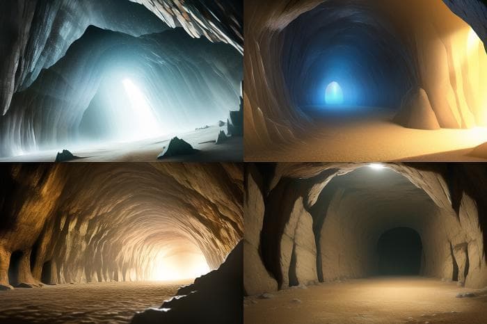 Cave Backgrounds - 200 IMAGES (1920x1280) No Copyright, Anime Style screenshot 2
