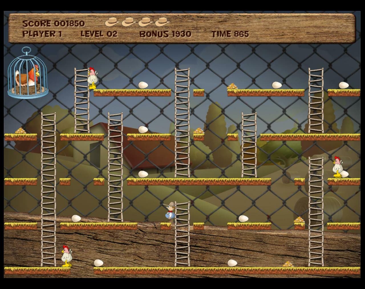 Chuckie Egg (itch) screenshot 5