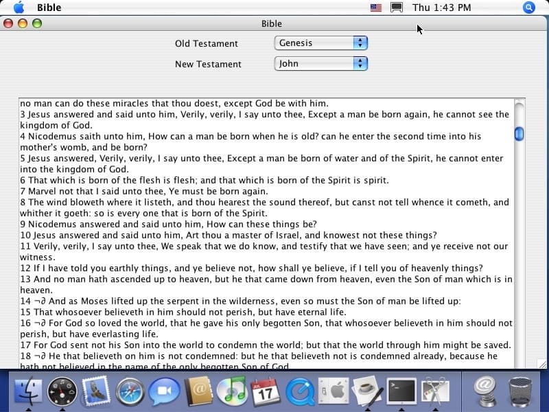 Java Bible Reader screenshot 2