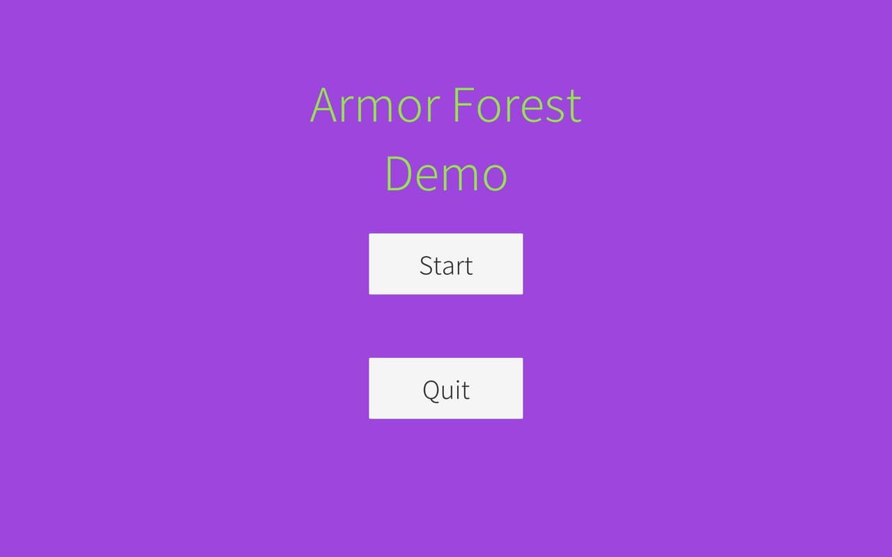 Armor Forest Demo