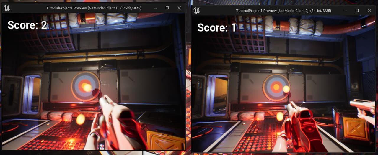 Unreal Multiplayer Project 1
