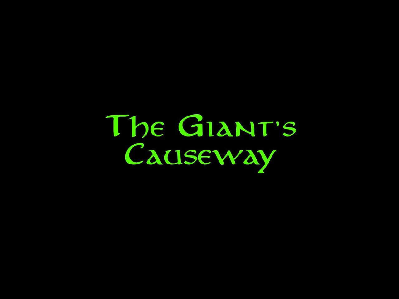 The Giants Causeway Fungus App