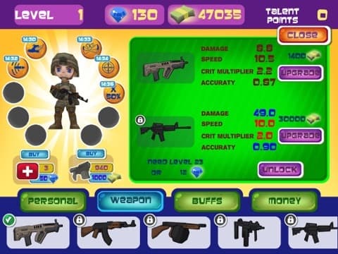 Toy Patrol: 3rd person shooter. Tiny commando with machine gun shoots stupid zombies screenshot 5