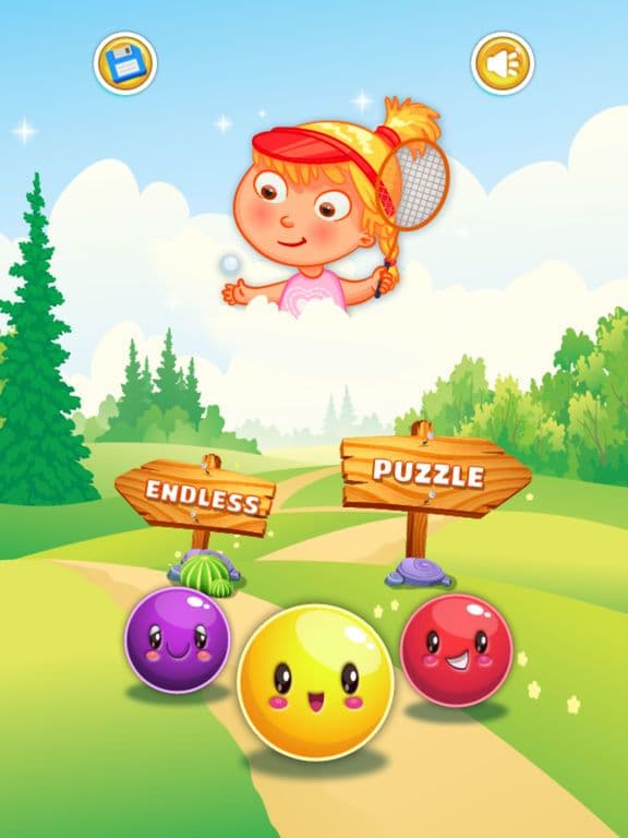 Tennis Bubble Arcade - FREE - girly summer balloon adventure screenshot 2