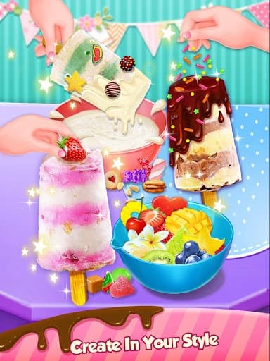 DIY Ice Cream Popsicle - Summer Icy Desserts Maker screenshot 4