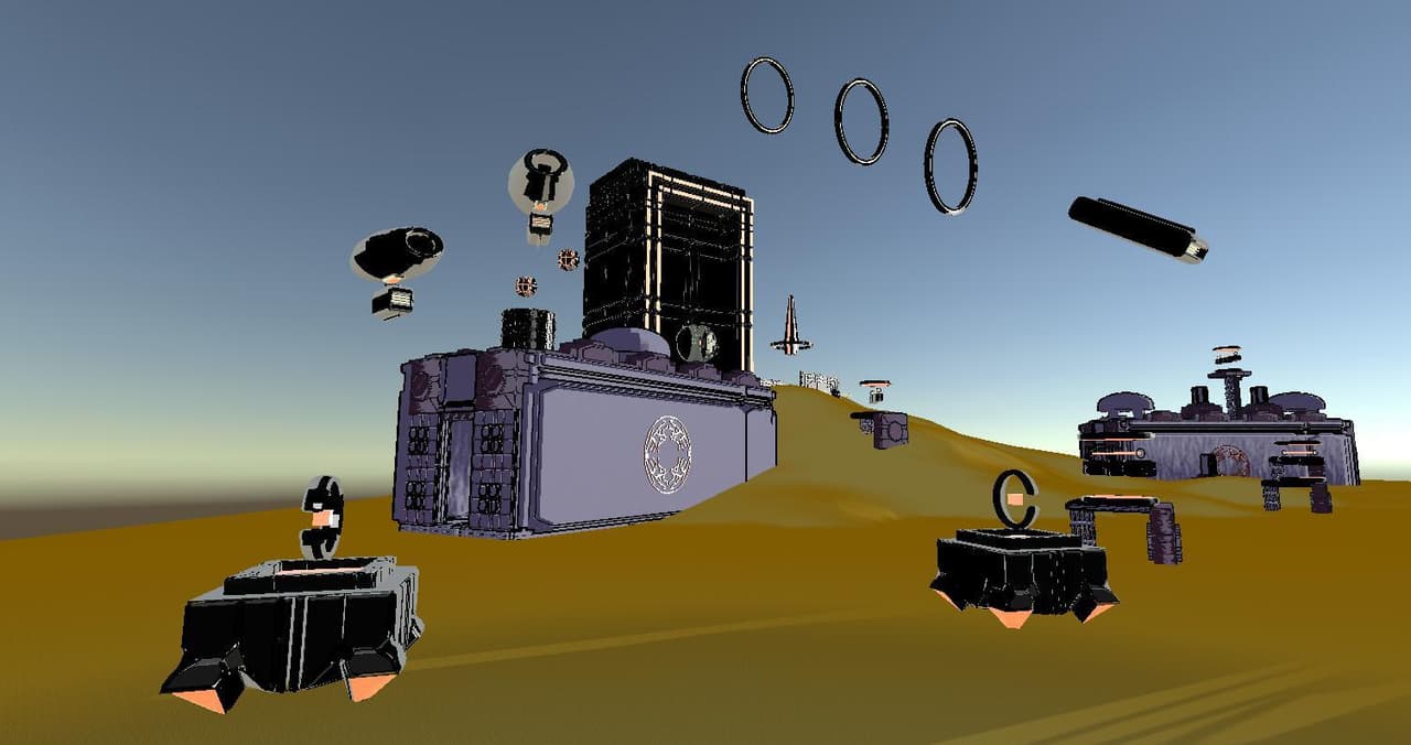 DEMO: Robot Fighting Hovercrafts screenshot 3