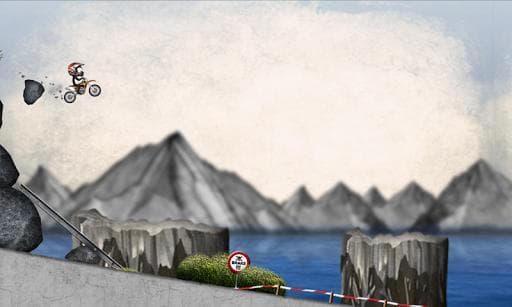 Stickman Downhill Motocross screenshot 2