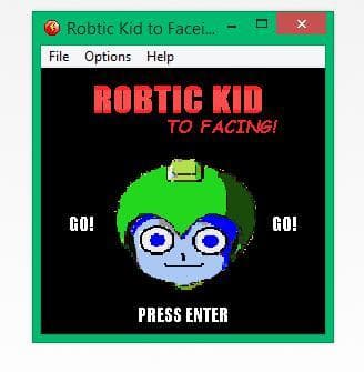 ROBTIC KID TO FACING!