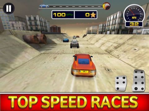 3D Police Run Drag Racing Simulator - A Real Cops Chase Driving Race screenshot 4