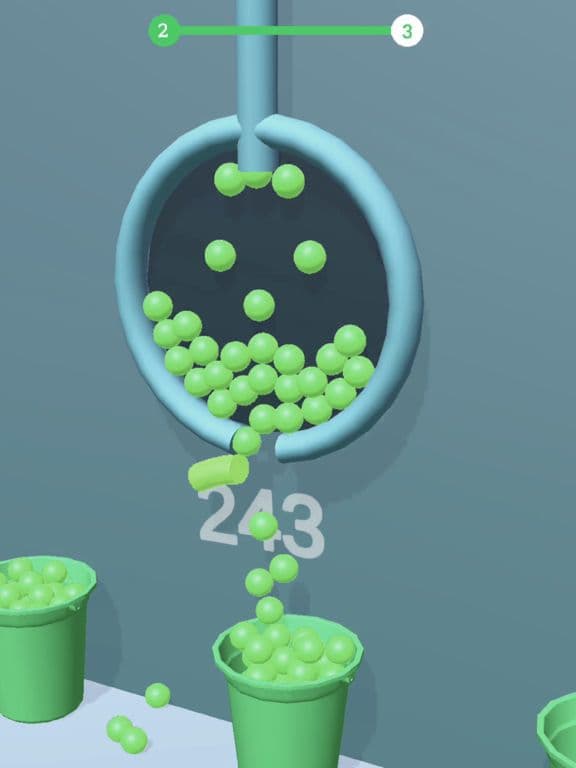 fill buckets with Balls screenshot 2