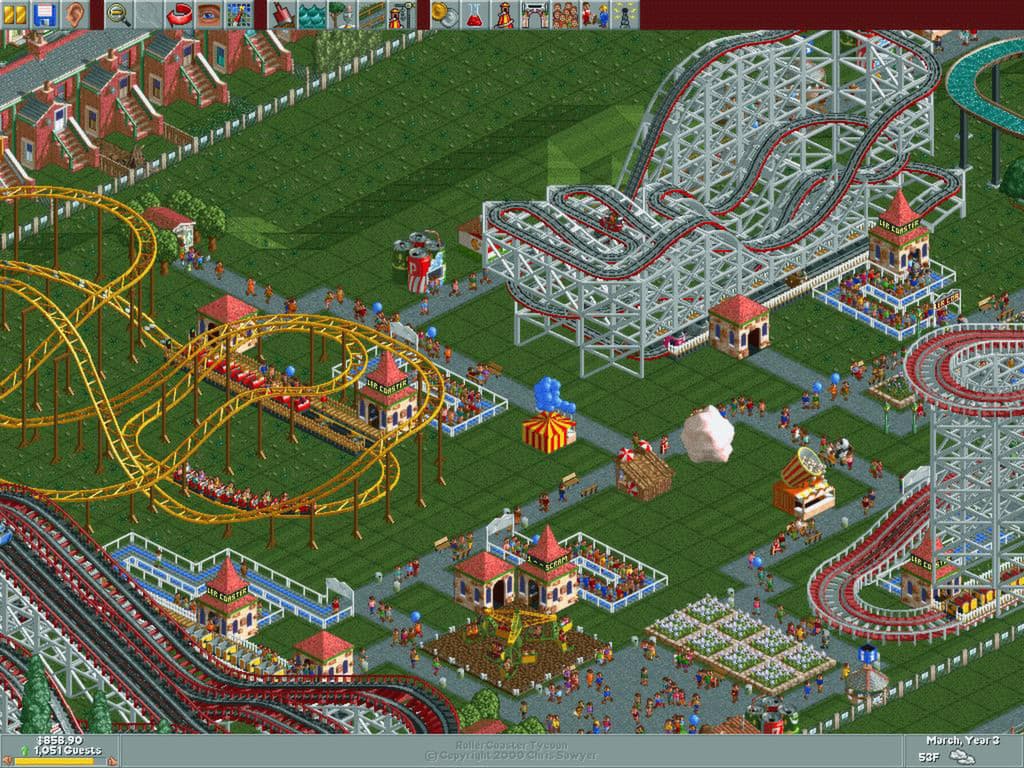 RollerCoaster Tycoon: Deluxe screenshot 2