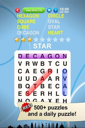 Word Search World Traveler screenshot 2