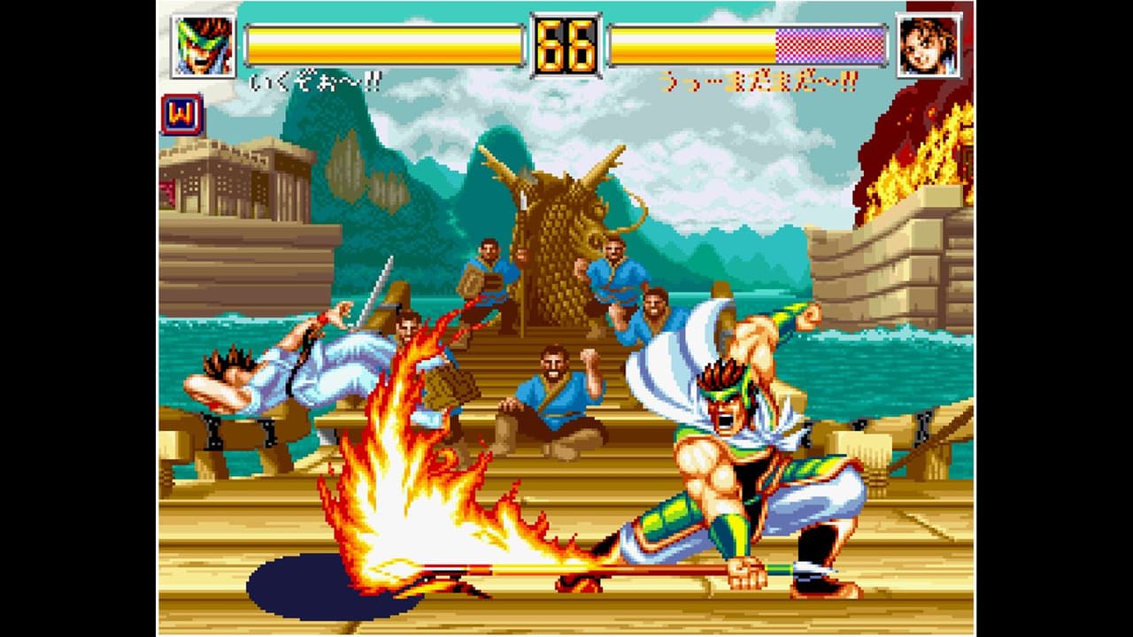 ACA NEOGEO WORLD HEROES 2 JET screenshot 2