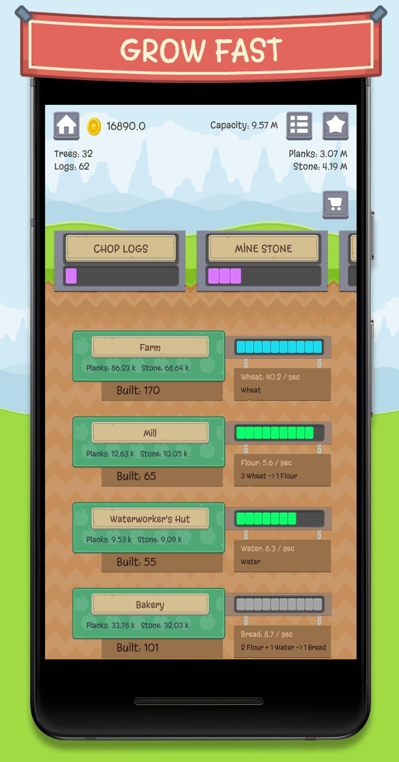 Clicker Settlers - Archived screenshot 4