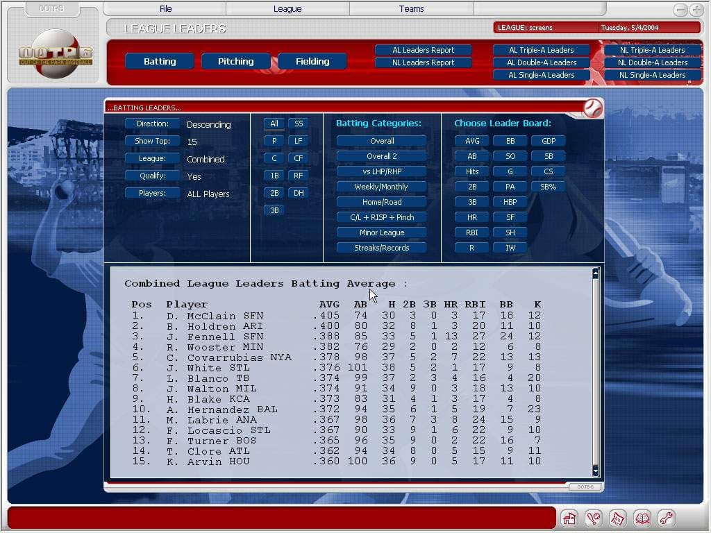 Out of the Park Baseball 6 screenshot 2
