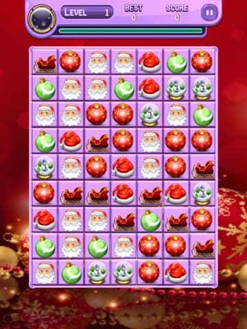 Santa Match 3 Match Free Addetive Game