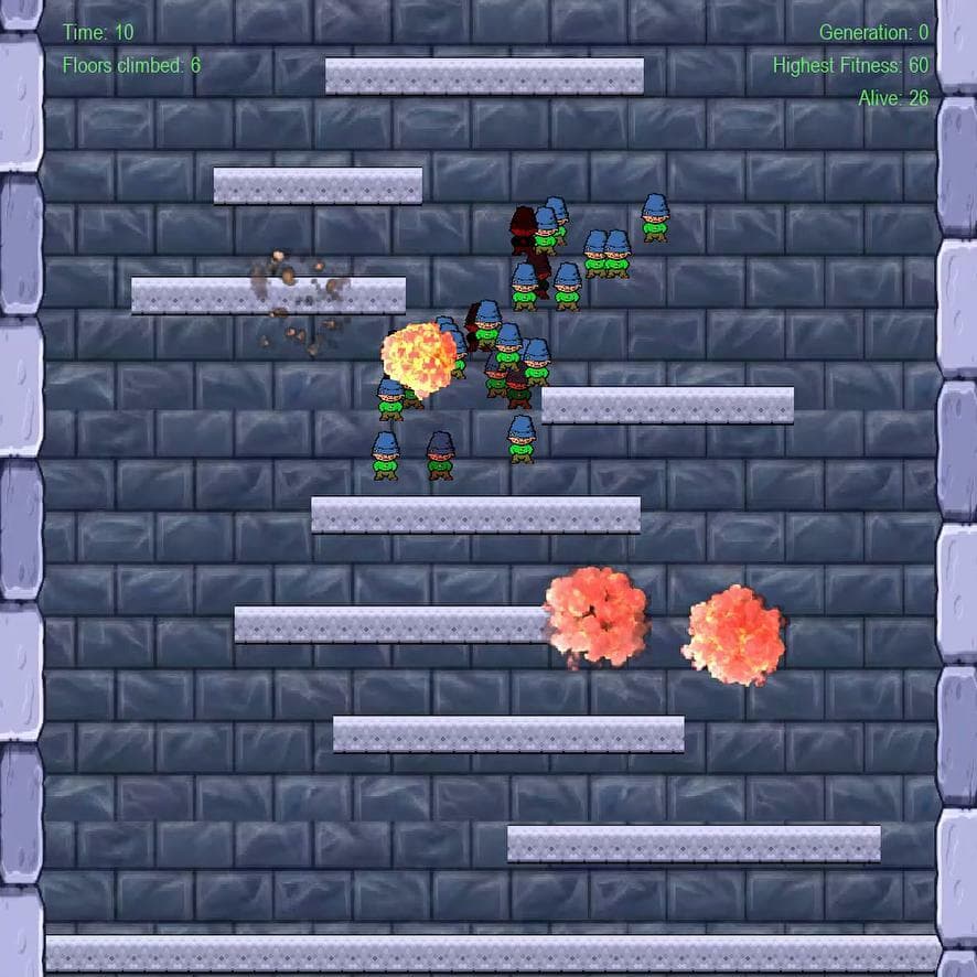 icyAI - Icy Tower AI vs. Human screenshot 2
