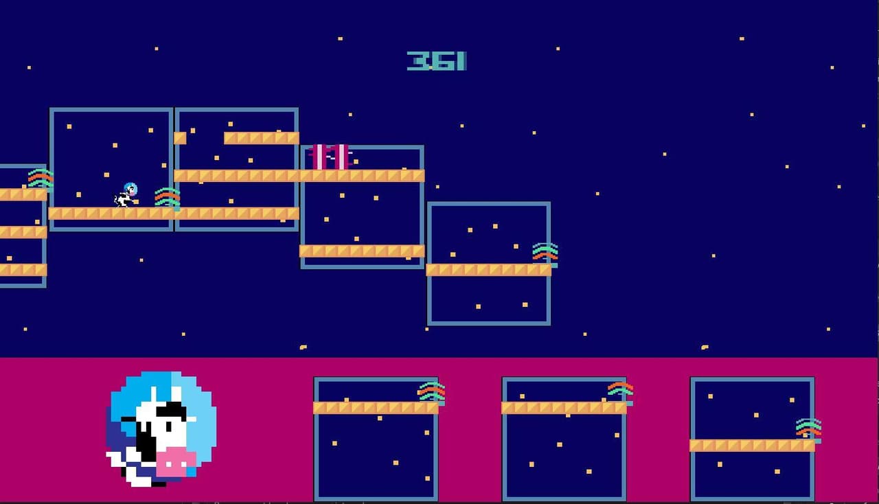 Space Moo Cant Jump screenshot 3