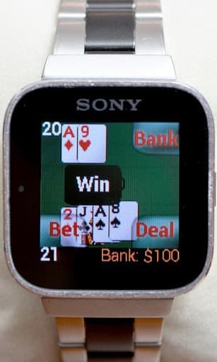 Blackjack for SmartWatch screenshot 4