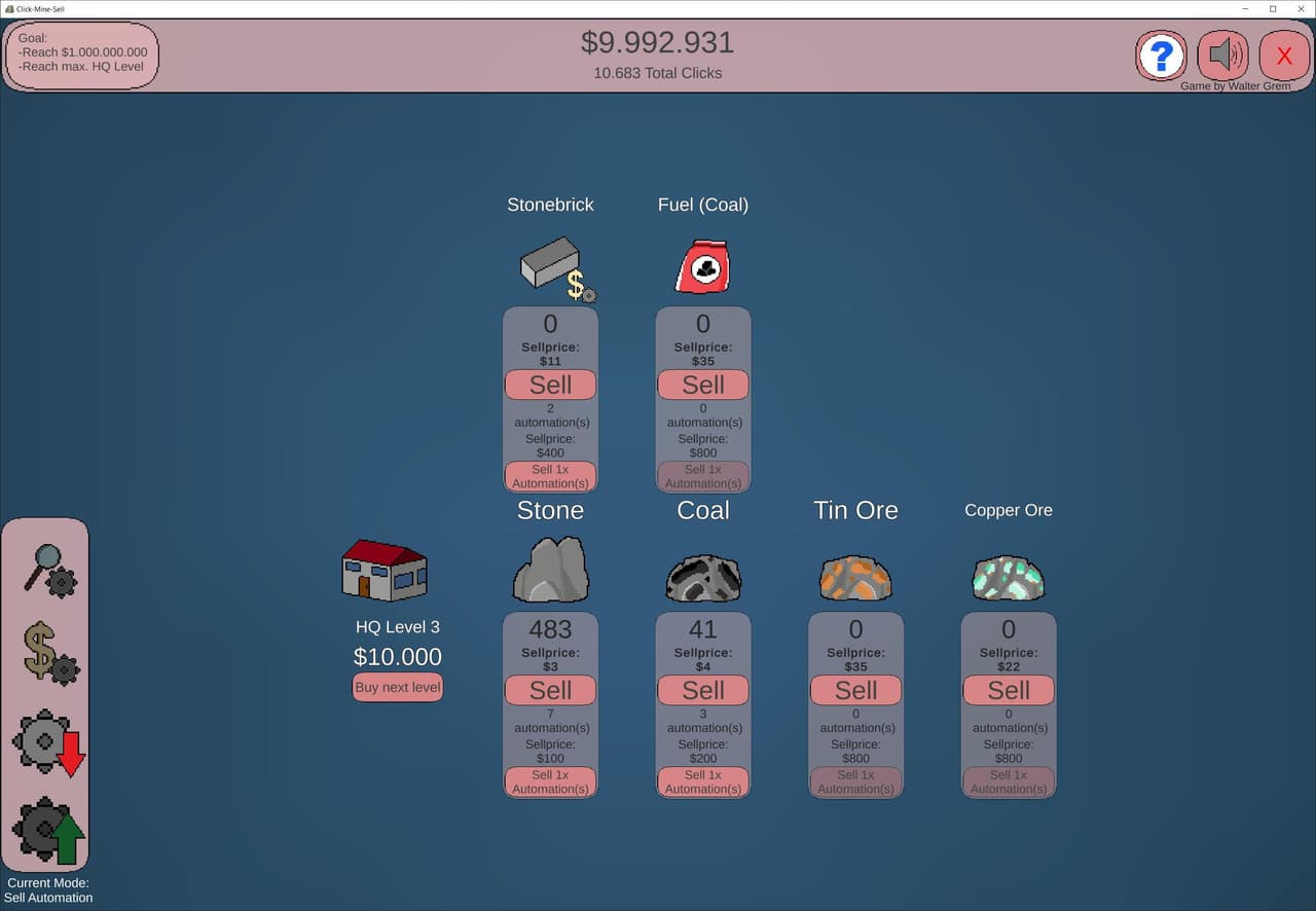 Click-Mine-Sell screenshot 3