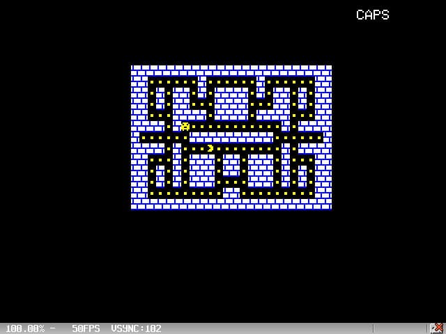 pacman 10 (Oric Atmos) by RAX screenshot 2