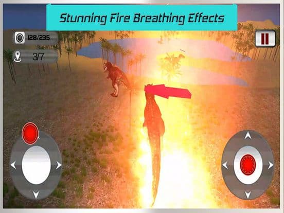 Flying Dinosaur Simulator - Velociraptor & spinosaurus Simulation FREE game screenshot 4