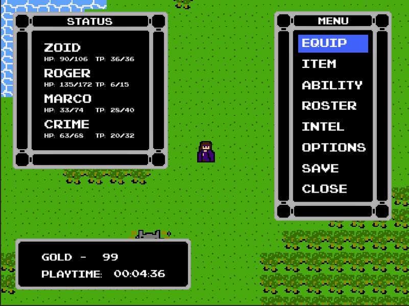 NESinspiredRPG screenshot 2
