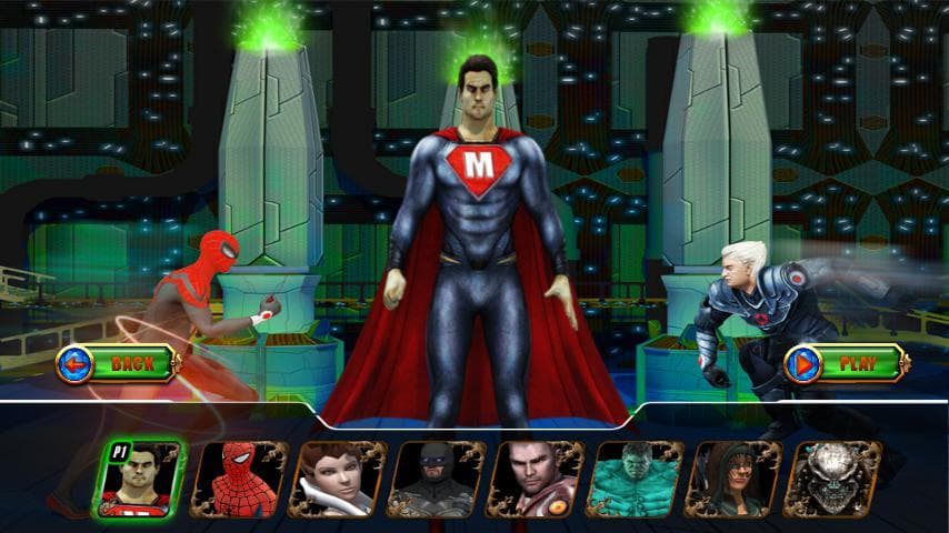 superheros D vs T screenshot 2