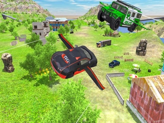 Flying Car Extreme Simulator screenshot 5