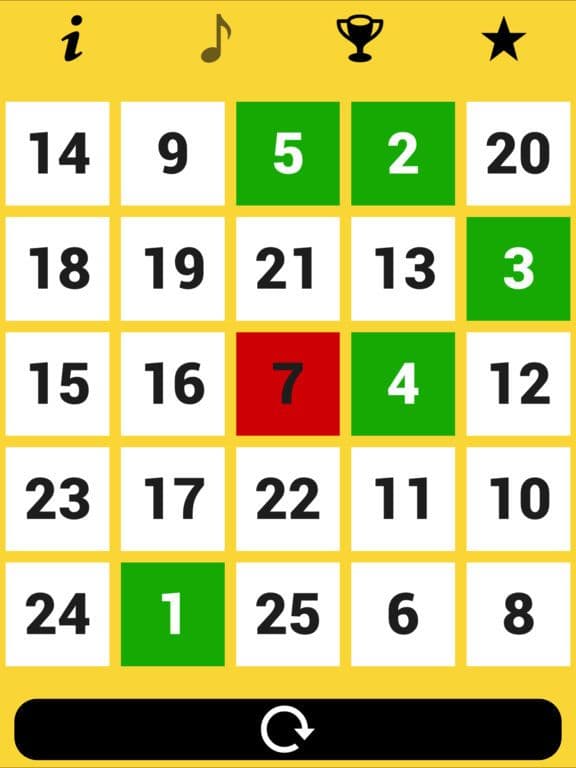 25 Numbers Speed & Reflex Challenge screenshot 4