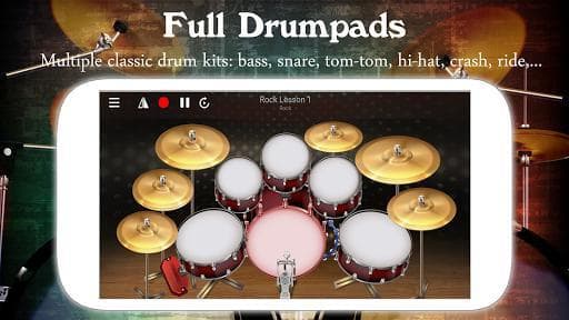 Drum Live: Real drum set drum kit music drum beat screenshot 2