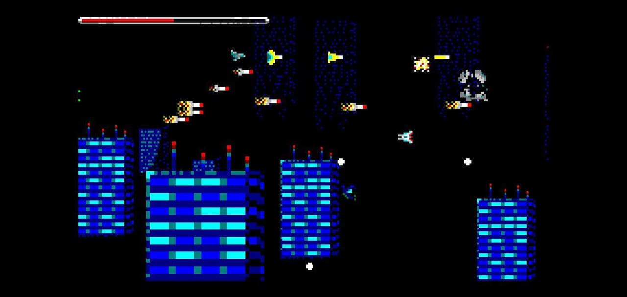 Test Demo of 8-bit Pixel Art Side Scrolling Shooter Beginner Assets Bundle