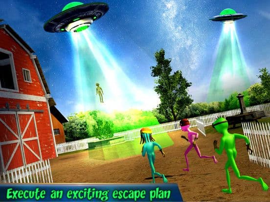 Scary Green Grandpa Alien screenshot 2