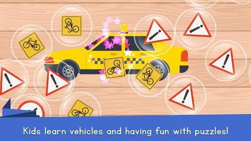 Vehicles Puzzle for Kids: Preschool