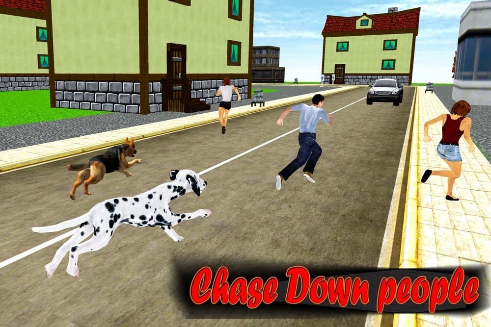 Angry Dog City Attack Sim screenshot 3